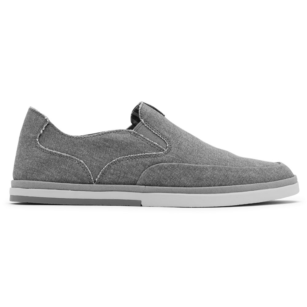 Rockport Singapore Mens Slip-On - Austyn Grey - VR5639487